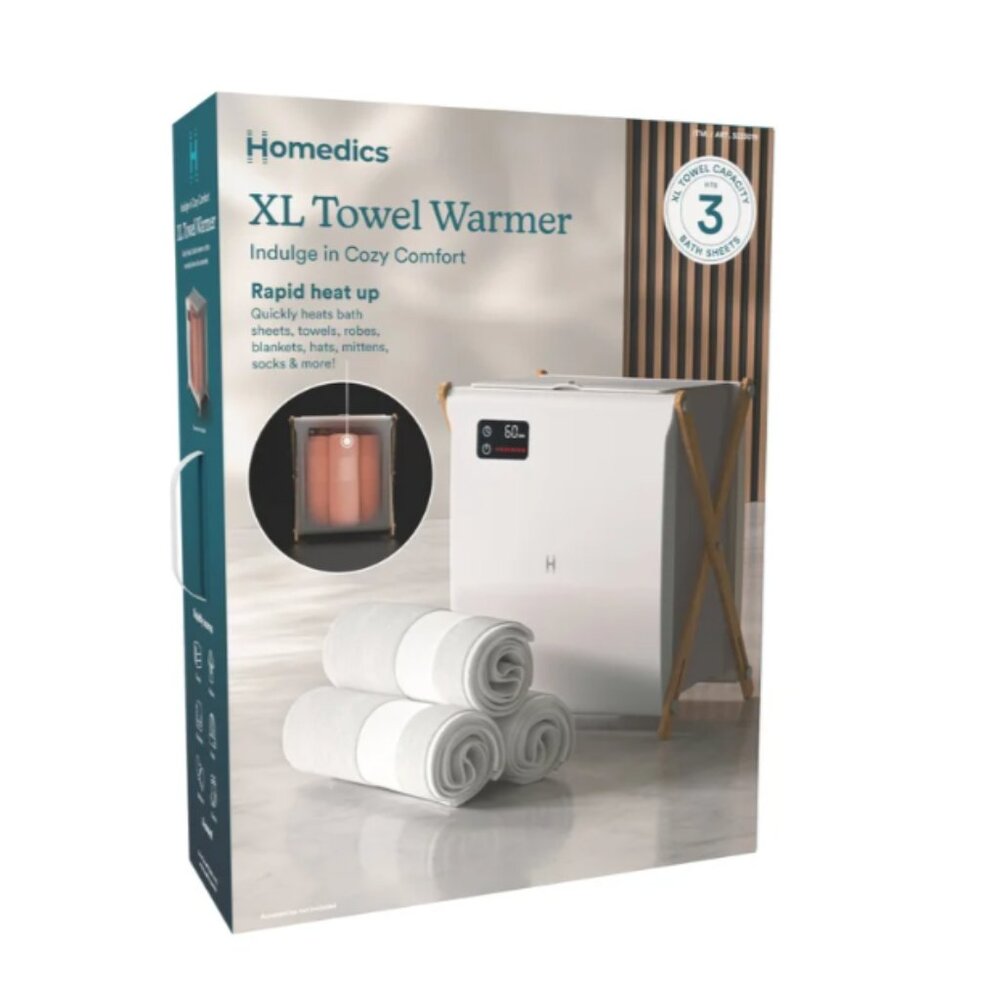 Homedics XL Towel Warmer – Luxe Spa Edition - Picture 8 of 10